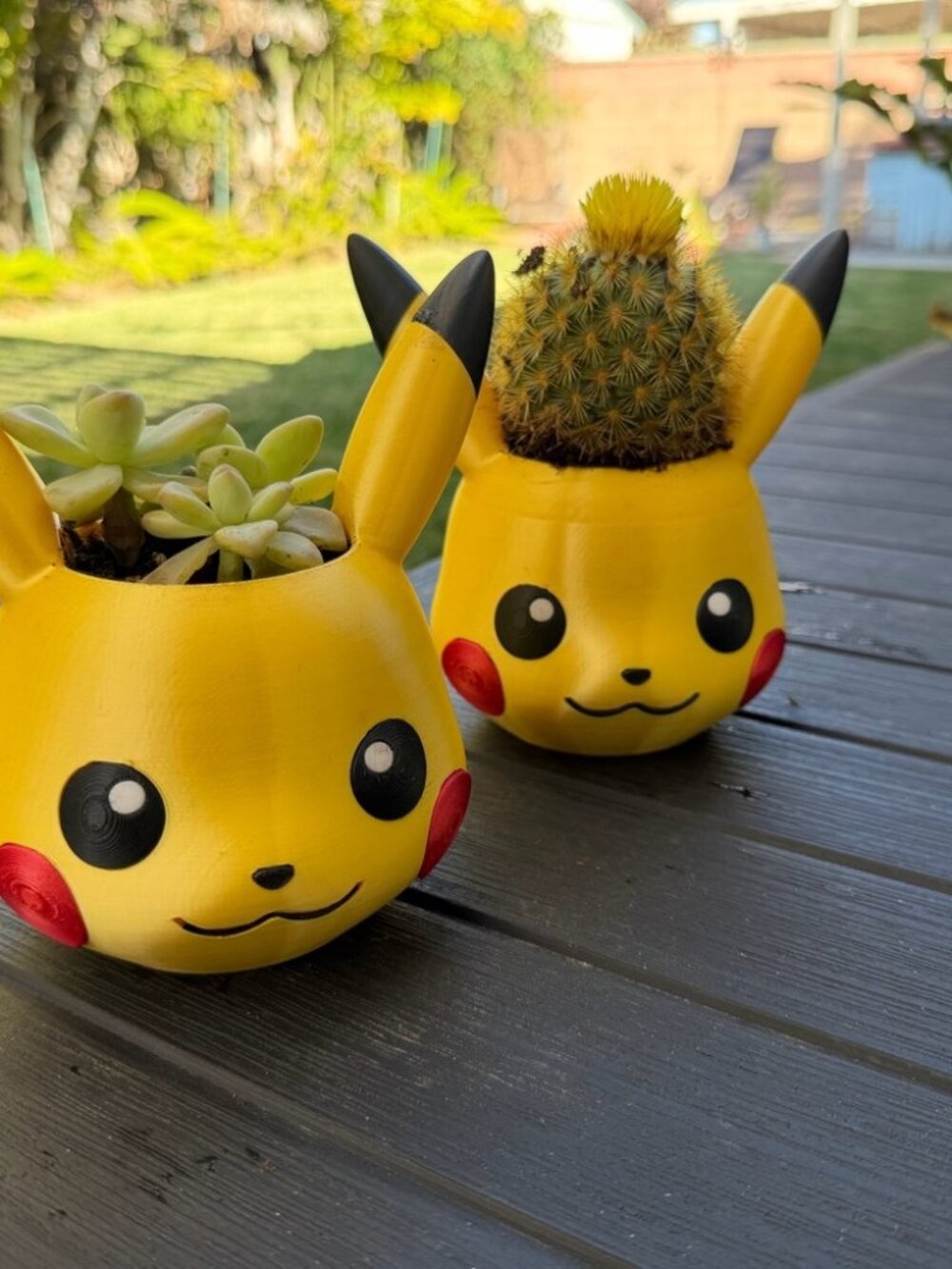 Cute Pikachu Succulent Planters